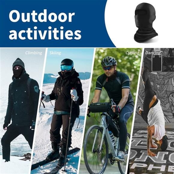 Ski Mask, Balaclava Face Mask for Men and WomenUV Protection & Wind Protection - Picture 4 of 7